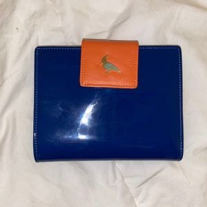 Colby blue/orange wallet